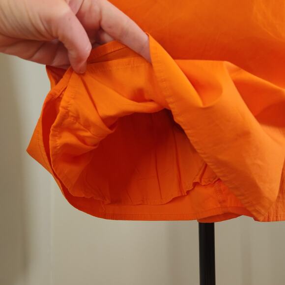 STRUT & BOLT Orange Ruffle Romper, Size Large - Picture 8 of 12